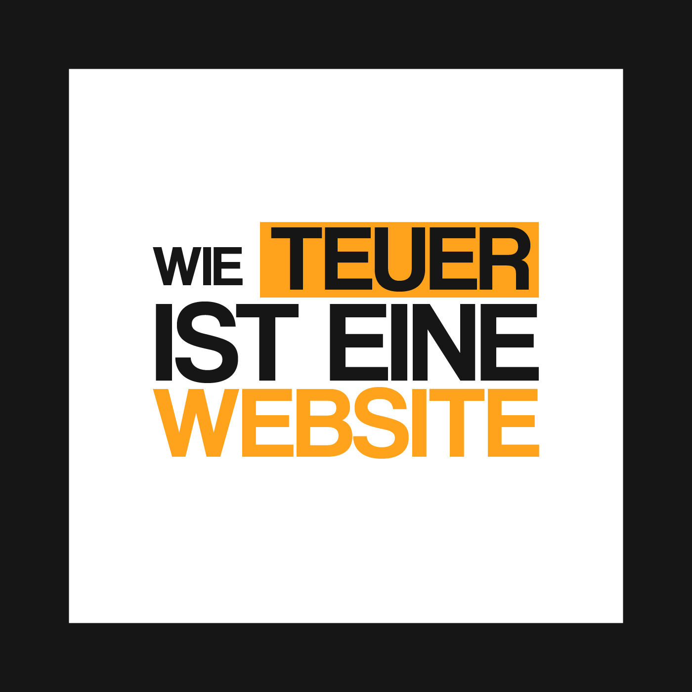 Wie teuer ist eine Website? (Beispielrechnung)