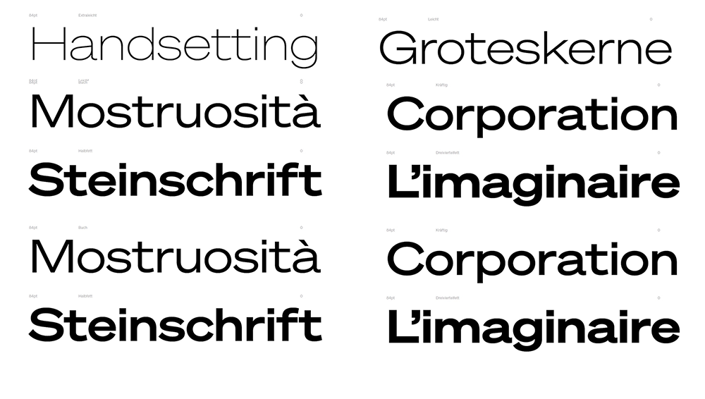 Serifenlose Schriften Beispiel