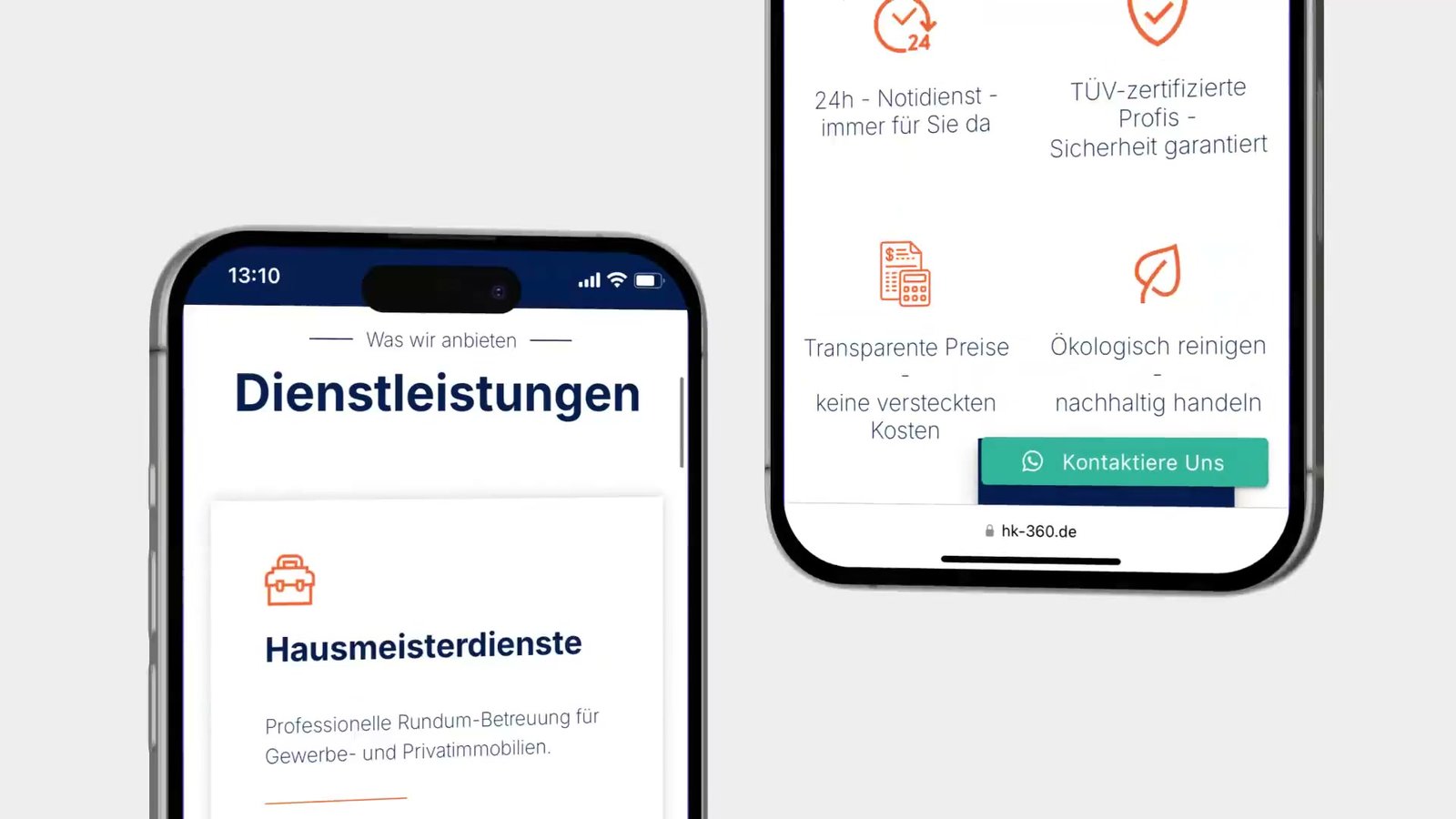 HK 360 — Kontaktformular