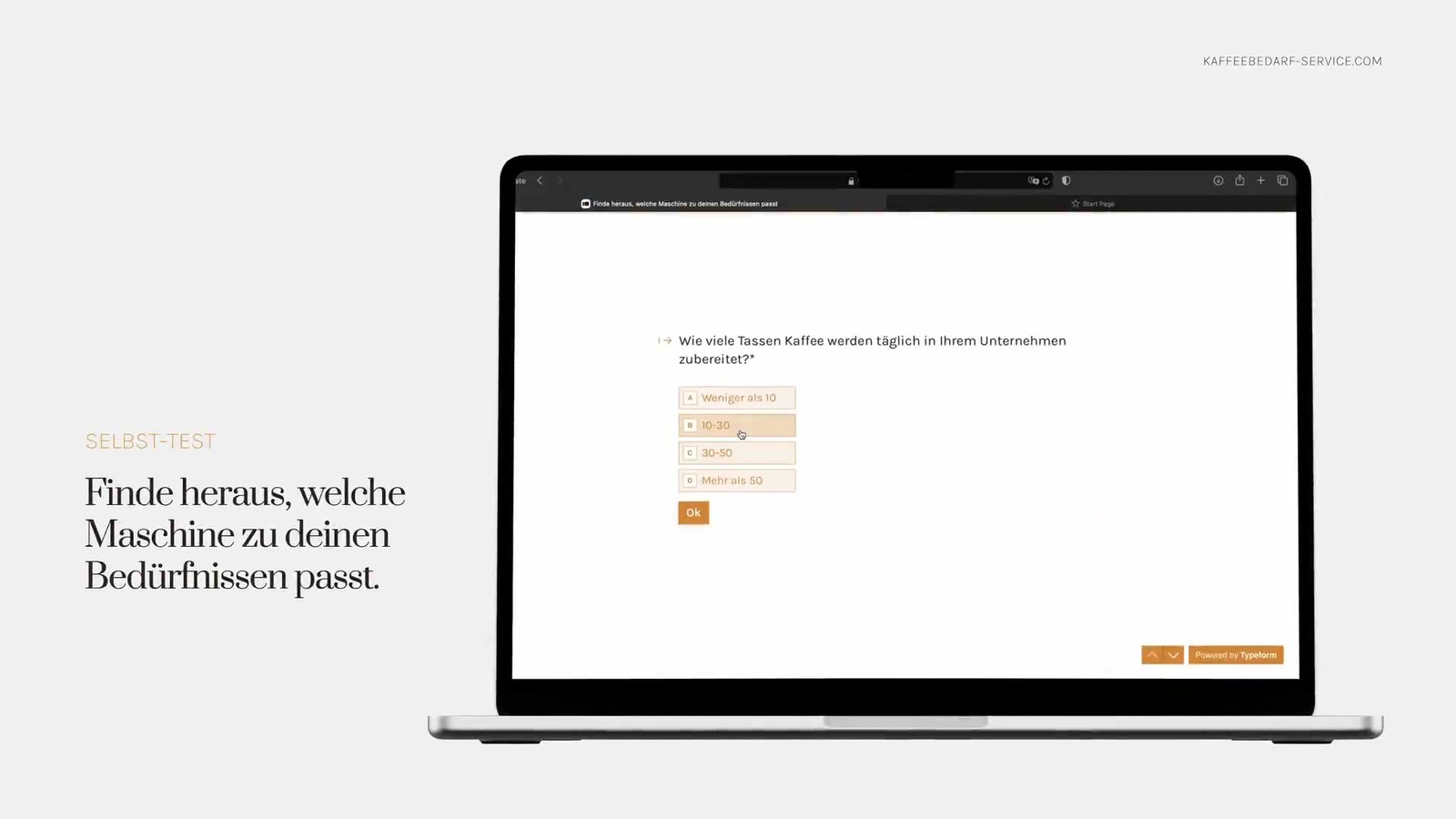 Kaffeebedarf & Service — Lead Magnet Selbst-Test