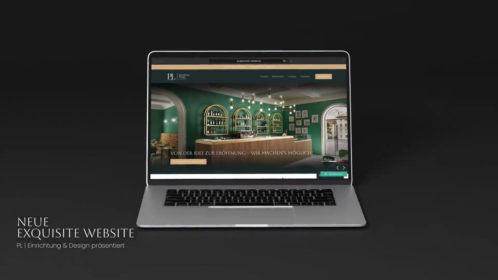 PL Gastronomie / Eisbedarf — Webdesign